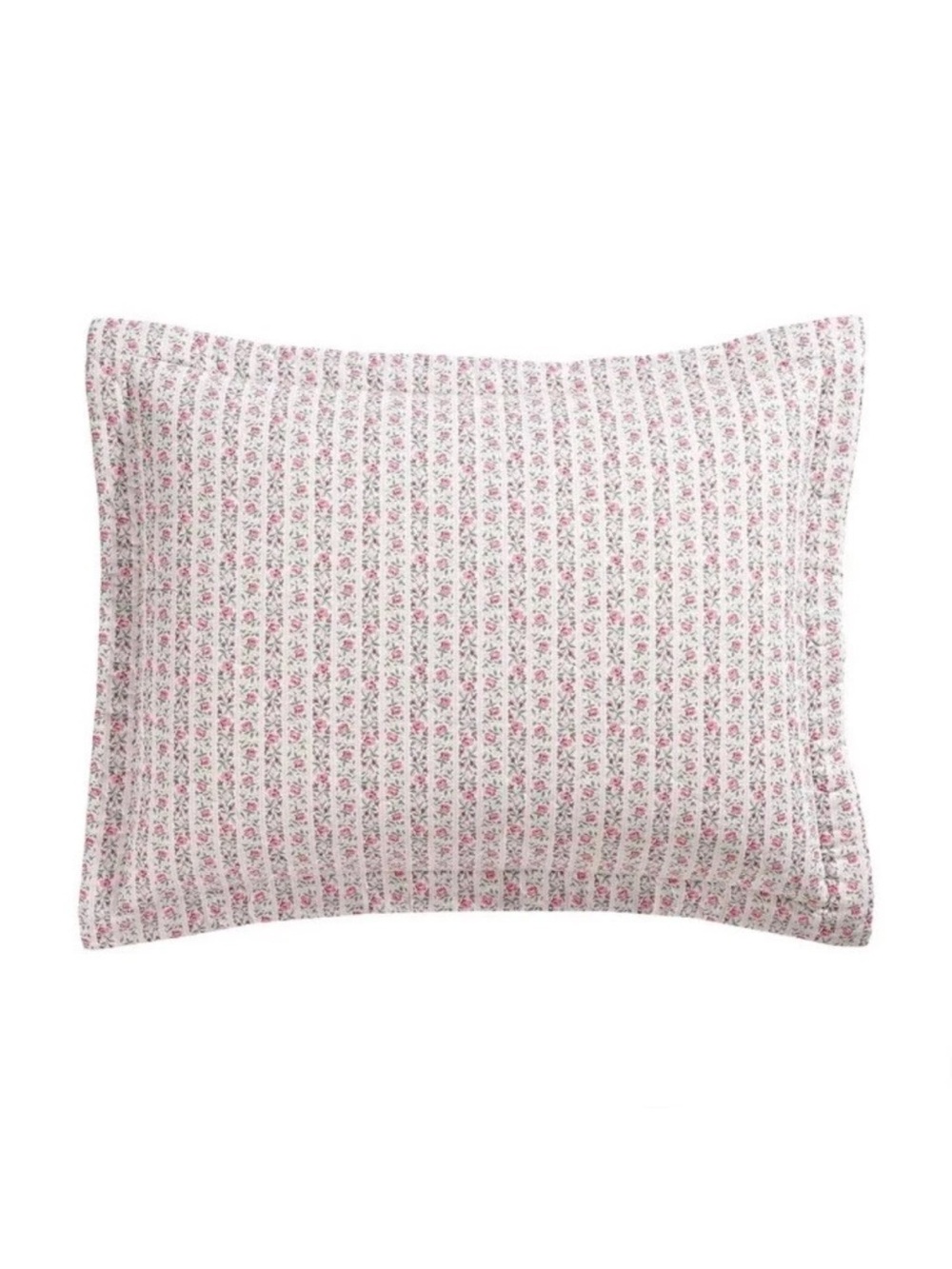 Pink Floral Striped KING 3 Pc. Quilt Set ~ 100% Cotton ~ Timeless All Seasons - Picture 8 of 16